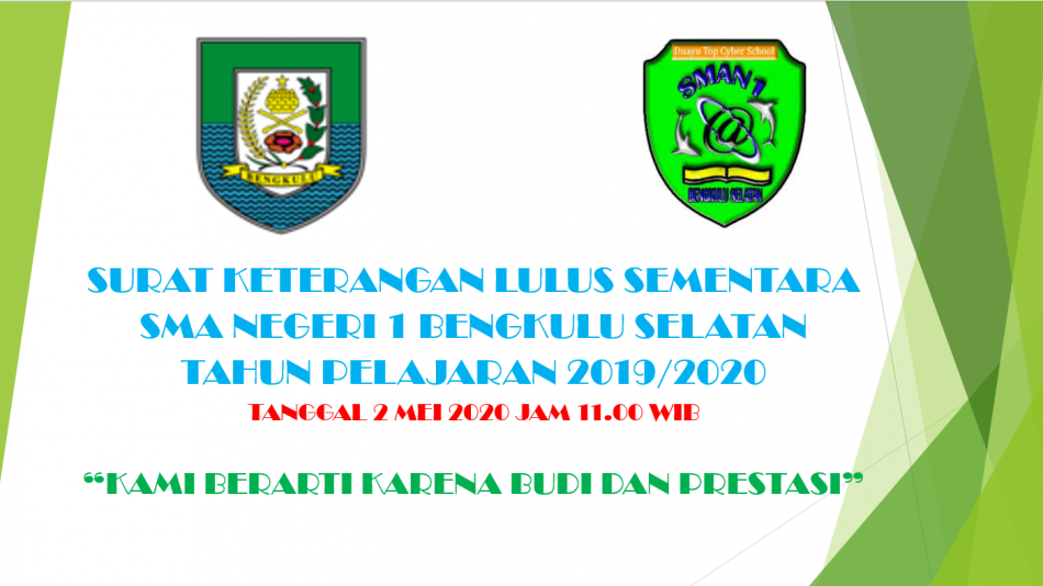 SKL DARING SMAN 1 BENGKULU SELATAN